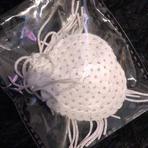 White tassel pasties